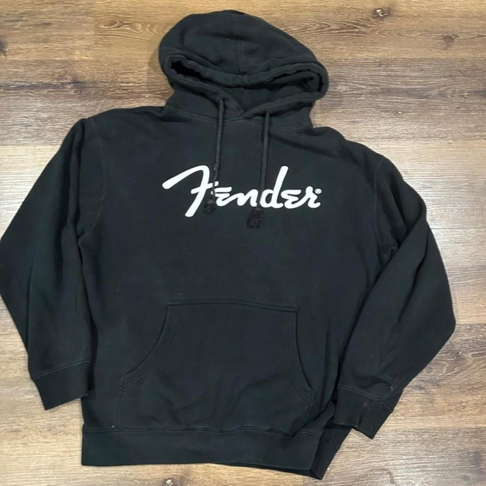 Fender Black Pull Over Hoodie